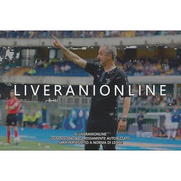 TVEM May 11, 2025 Verona, Italy - Hellas Verona vs US Lecce - Italian soccer serie A 2024/25 - Marcantonio Bentegodi Stadium. In the pic: coach Marco Giampaolo of US Lecce foto emmanuele mastrodonato-ag aldo liverani sas