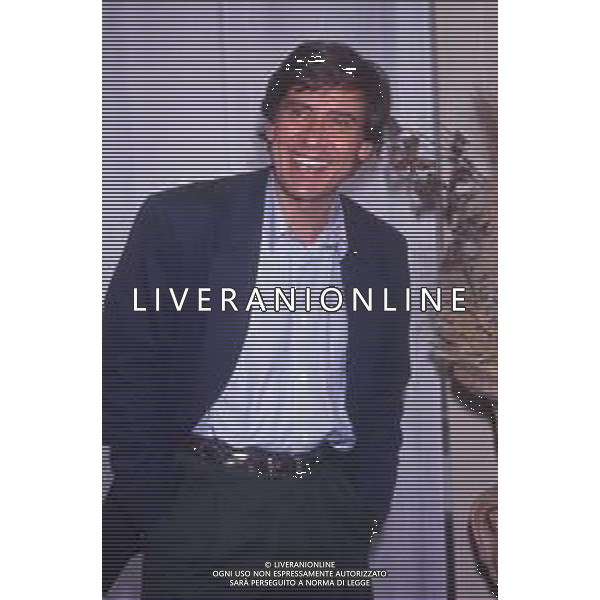 DIAP-RETROSPETTIVA GIANNI MORANDI CANTANTE NELLA FOTO GIANNI MORANDI NELL\'ANNO 1990 AG ALDO LIVERANI SAS 