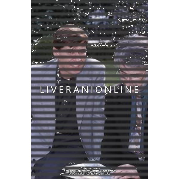 DIAP-RETROSPETTIVA GIANNI MORANDI CANTANTE NELLA FOTO GIANNI MORANDI NELL\'ANNO 1993 A MILANO AG ALDO LIVERANI SAS 