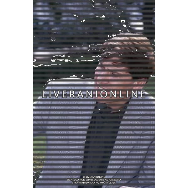 DIAP-RETROSPETTIVA GIANNI MORANDI CANTANTE NELLA FOTO GIANNI MORANDI NELL\'ANNO 1993 A MILANO AG ALDO LIVERANI SAS 