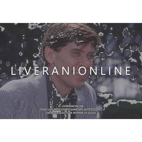 DIAP-RETROSPETTIVA GIANNI MORANDI CANTANTE NELLA FOTO GIANNI MORANDI NELL\'ANNO 1993 A MILANO AG ALDO LIVERANI SAS 