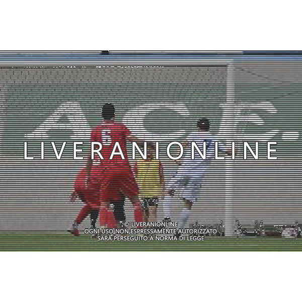 TVRG Correggese vs Nibbiano e Valtidone nella foto Gianmarco Lancellotti (Nibbiano e Valtidone) segna il gol dell\'1 a 0 Fiorenzuola d\'Arda (PC) 11-05-2025 Stadio velodromo Attilio Pavesi Campionato Eccellenza Emilia Romagna spareggio per la promozione in Serie D foto Roberto Garavaglia/Agenzia Aldo Liverani sas