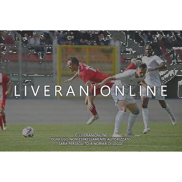 TVRG Correggese vs Nibbiano e Valtidone nella foto Francesco Bini (Nibbiano e Valtidone) atterra Luca Siligardi (Correggese) Fiorenzuola d\'Arda (PC) 11-05-2025 Stadio velodromo Attilio Pavesi Campionato Eccellenza Emilia Romagna spareggio per la promozione in Serie D foto Roberto Garavaglia/Agenzia Aldo Liverani sas