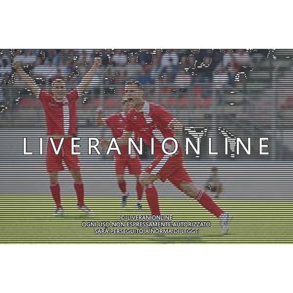 TVRG Correggese vs Nibbiano e Valtidone nella foto Luca Siligardi (Correggese) esultanza dopo il gol dell\'1 a 1 Fiorenzuola d\'Arda (PC) 11-05-2025 Stadio velodromo Attilio Pavesi Campionato Eccellenza Emilia Romagna spareggio per la promozione in Serie D foto Roberto Garavaglia/Agenzia Aldo Liverani sas