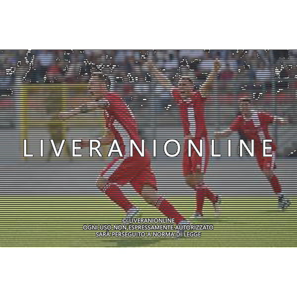 TVRG Correggese vs Nibbiano e Valtidone nella foto Luca Siligardi (Correggese) esultanza dopo il gol dell\'1 a 1 Fiorenzuola d\'Arda (PC) 11-05-2025 Stadio velodromo Attilio Pavesi Campionato Eccellenza Emilia Romagna spareggio per la promozione in Serie D foto Roberto Garavaglia/Agenzia Aldo Liverani sas