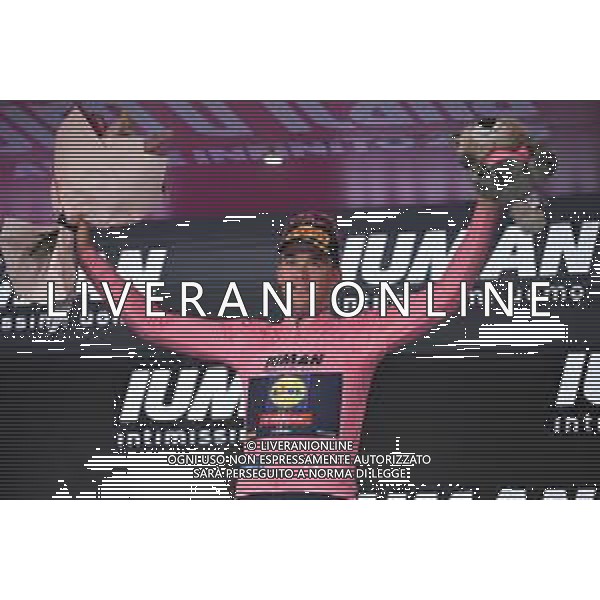 11-05-2025 Giro D\'italia; Tappa 03 Vlore - Vlore; 2025, Lidl - Trek; Pedersen, Mads; Vlore; ©SIROTTI - AGENZIA ALDO LIVERANI SAS