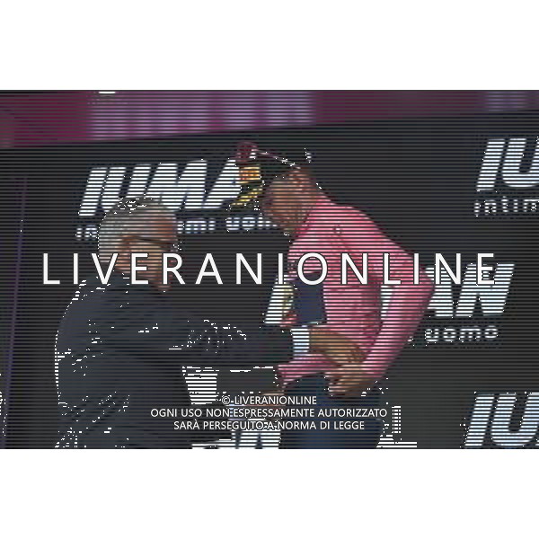 11-05-2025 Giro D\'italia; Tappa 03 Vlore - Vlore; 2025, Lidl - Trek; Pedersen, Mads; Della Casa, Enrico; Vlore; ©SIROTTI - AGENZIA ALDO LIVERANI SAS