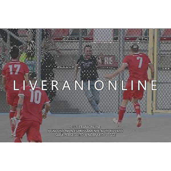 TVRG Correggese vs Nibbiano e Valtidone nella foto Andrea Errichiello (Correggese) a DX esultanza dopo il gol del 2 a 1 Fiorenzuola d\'Arda (PC) 11-05-2025 Stadio velodromo Attilio Pavesi Campionato Eccellenza Emilia Romagna spareggio per la promozione in Serie D foto Roberto Garavaglia/Agenzia Aldo Liverani sas