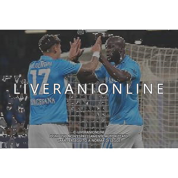 NAPOLI, GENOA NELLA FOTO: esultanza Romelu Lukaku FOTO MOSCA, AG.LIVERANI -NAPOLI vs GENOA 36a giornata Campionato Calcio Serie A 11.05.2025