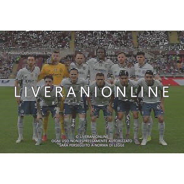 Torino 11.05.25 Stadio Grande Torino @Manuela Viganti/Ag. Aldo Liverani sas Torino vs Inter Campionato Calcio Serie A Enilive 2024/2025 36a giornata Nella foto: la formazione dell\'inter da dx verso sx: matteo darmian, josep martinez, stefan de vrij, yann bisseck, carlos augusto, alessandro bastoni, nicola zalewski, piotr zielinski, kristijan asslani, joaquin correa, mehdi taremi ©Viganti - AGENZIA ALDO LIVERANI SAS