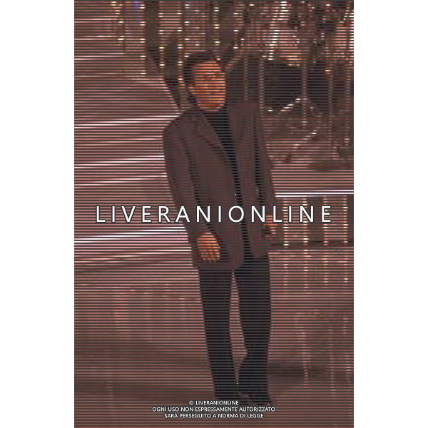 DIAP-RETROSPETTIVA ALBANO CARRISI CANTANTE NELLA FOTO ALBANO CARRISI AL FESTIVAL DI SANREMO NELL\'ANNO 1996 AG ALDO LIVERANI SAS