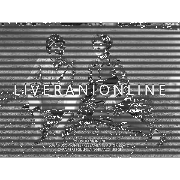 NEG-RETROSPETTIVA ALBANO CARRISI CANTANTE NELLA FOTO ALBANO CARRISI CON ORIETTA BERTI AL FESTIIVAL DI SANT VINCENT ARCHIVIO GIOVANNI LIVERANI-ALDO LIVERANI SAS