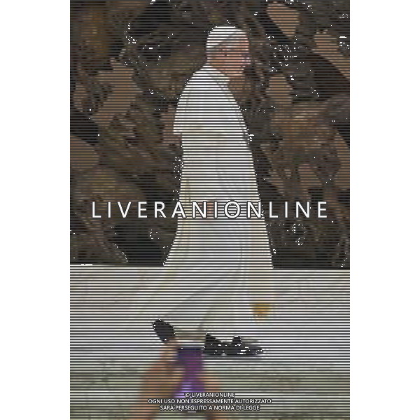 Citta\' del Vaticano - 12 Maggio 2025 Udienza del Santo Padre Leone XIV ai rappresentanti dei media Nella Foto: Papa Leone XIV Foto Andrea Bracaglia-Ag Aldo Liverani sas