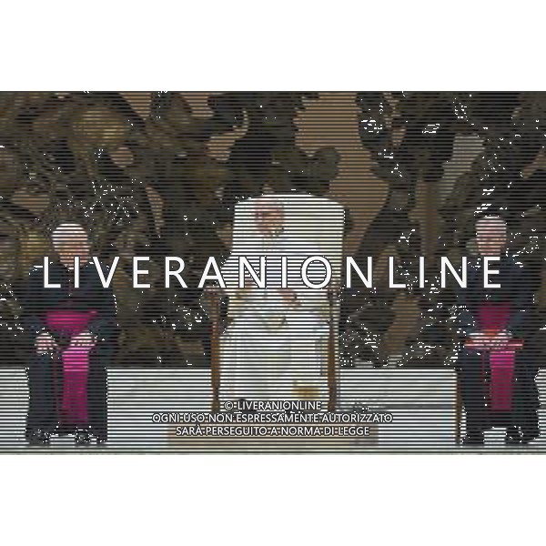 Citta\' del Vaticano - 12 Maggio 2025 Udienza del Santo Padre Leone XIV ai rappresentanti dei media Nella Foto: Papa Leone XIV Foto Andrea Bracaglia-Ag Aldo Liverani sas