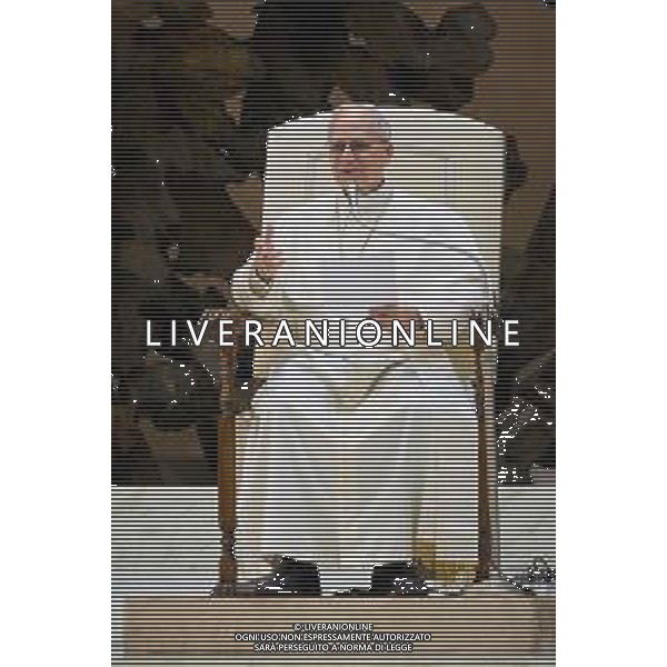 Citta\' del Vaticano - 12 Maggio 2025 Udienza del Santo Padre Leone XIV ai rappresentanti dei media Nella Foto: Papa Leone XIV Foto Andrea Bracaglia-Ag Aldo Liverani sas
