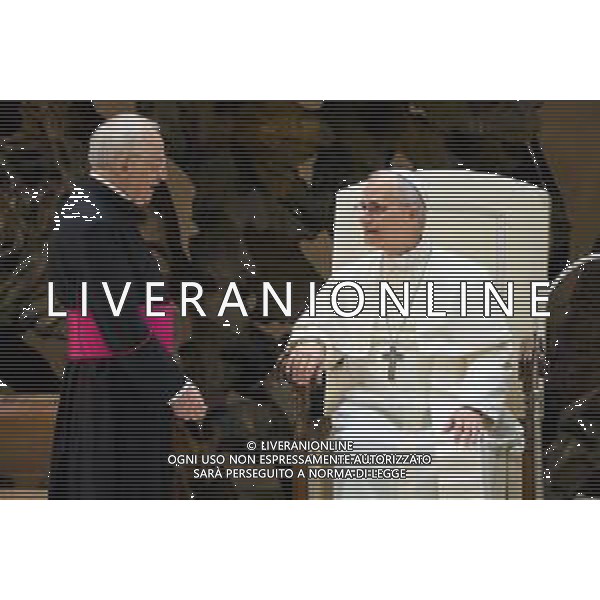 Citta\' del Vaticano - 12 Maggio 2025 Udienza del Santo Padre Leone XIV ai rappresentanti dei media Nella Foto: Papa Leone XIV Foto Andrea Bracaglia-Ag Aldo Liverani sas
