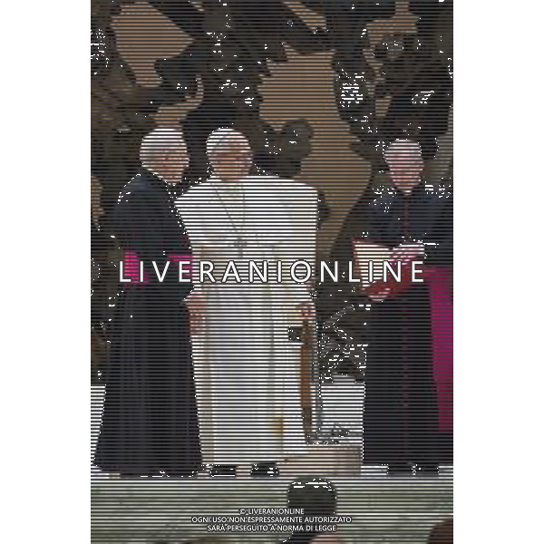 Citta\' del Vaticano - 12 Maggio 2025 Udienza del Santo Padre Leone XIV ai rappresentanti dei media Nella Foto: Papa Leone XIV Foto Andrea Bracaglia-Ag Aldo Liverani sas