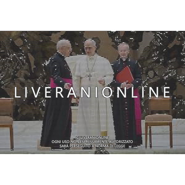 Citta\' del Vaticano - 12 Maggio 2025 Udienza del Santo Padre Leone XIV ai rappresentanti dei media Nella Foto: Papa Leone XIV Foto Andrea Bracaglia-Ag Aldo Liverani sas