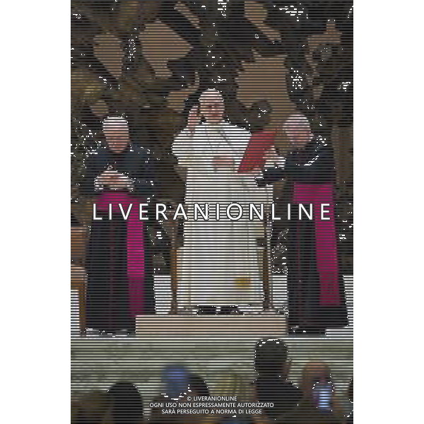 Citta\' del Vaticano - 12 Maggio 2025 Udienza del Santo Padre Leone XIV ai rappresentanti dei media Nella Foto: Papa Leone XIV Foto Andrea Bracaglia-Ag Aldo Liverani sas