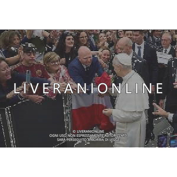 Citta\' del Vaticano - 12 Maggio 2025 Udienza del Santo Padre Leone XIV ai rappresentanti dei media Nella Foto: Papa Leone XIV Foto Andrea Bracaglia-Ag Aldo Liverani sas