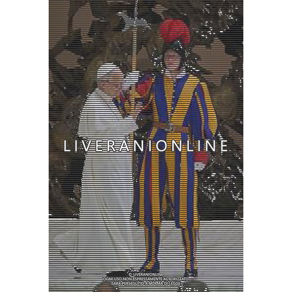 Citta\' del Vaticano - 12 Maggio 2025 Udienza del Santo Padre Leone XIV ai rappresentanti dei media Nella Foto: Papa Leone XIV Foto Andrea Bracaglia-Ag Aldo Liverani sas