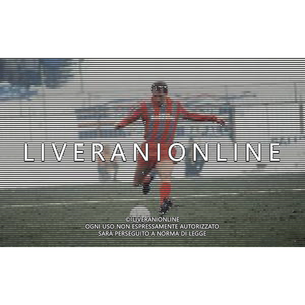DIAP-RETROSPETTIVA FULVIO BONOMI CALCIATORE NELLA FOTO FULVIO BONOMI CON LA MAGLIA DELLA CREMONESE CALCIO AG ALDO LIVERANI SAS