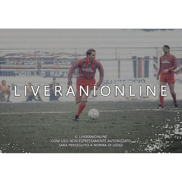 DIAP-RETROSPETTIVA FULVIO BONOMI CALCIATORE NELLA FOTO FULVIO BONOMI CON LA MAGLIA DELLA CREMONESE CALCIO AG ALDO LIVERANI SAS