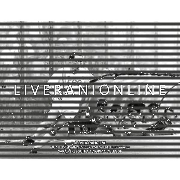 ST-RETROSPETTIVA FULVIO BONOMI CALCIATORE NELLA FOTO FULVIO BONOMI CON LA MAGLIA DELLA SAMPDORIA AG ALDO LIVERANI SAS