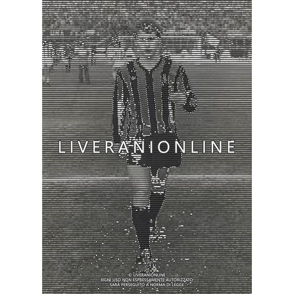 ST-RETROSPETTIVA FULVIO BONOMI CALCIATORE NELLA FOTO FULVIO BONOMI CON LA MAGLIA DELL\'ATALANTA CALCIO AG ALDO LIVERANI SAS