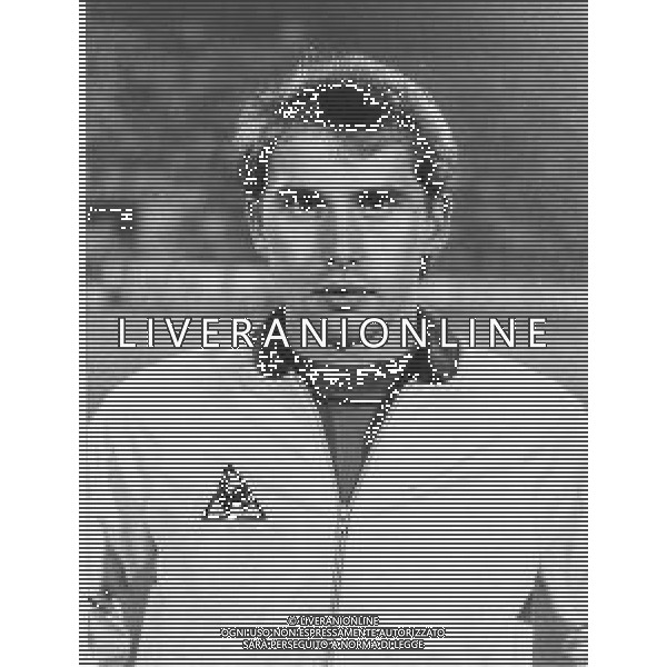 ST-RETROSPETTIVA FULVIO BONOMI CALCIATORE NELLA FOTO FULVIO BONOMI CON LA MAGLIA DELL\'UNDER 21 NAZIONALE ITALIANA AG ALDO LIVERANI SAS