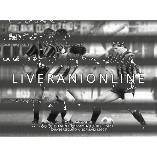 ST-RETROSPETTIVA FULVIO BONOMI CALCIATORE NELLA FOTO FULVIO BONOMI CON LA MAGLIA DELL\'ATALANTA CALCIO AG ALDO LIVERANI SAS