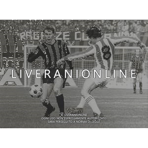 ST-RETROSPETTIVA FULVIO BONOMI CALCIATORE NELLA FOTO FULVIO BONOMI CON LA MAGLIA DELL\'ATALANTA CALCIO AG ALDO LIVERANI SAS