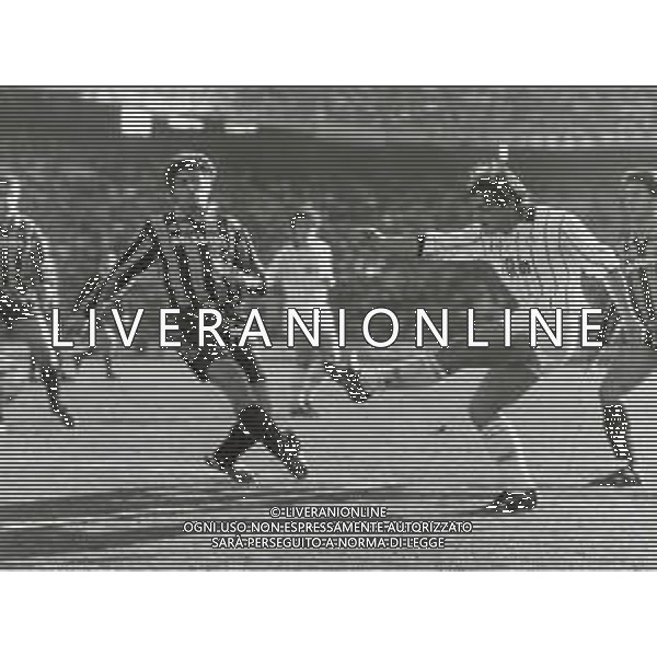 ST-RETROSPETTIVA FULVIO SIMONINI CALCIATORE NELLA FOTO FULVIO SIMONINI CON LA MAGLIA DELL\'ATALANTA CALCIO AG ALDO LIVERANI SAS