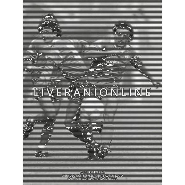 ST-RETROSPETTIVA FULVIO SIMONINI CALCIATORE NELLA FOTO FULVIO SIMONINI CON LA MAGLIA DEL PADOVA CALCIO AG ALDO LIVERANI SAS
