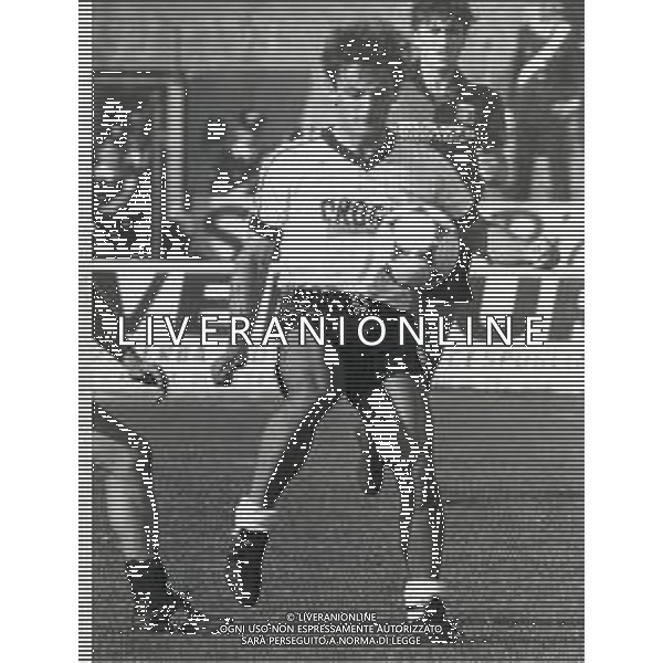 DIAP-RETROSPETTIVA FULVIO SIMONINI CALCIATORE NELLA FOTO FULVIO SIMONINI CON LA MAGLIA DEL CESENA CALCIO AG ALDO LIVERANI SAS