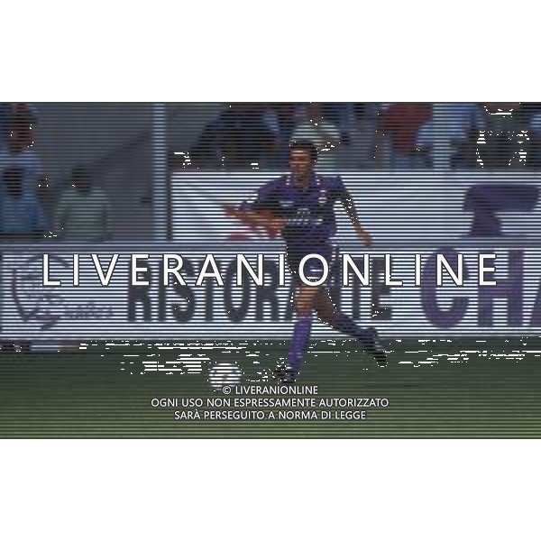 DIAP-RETROSPETTIVA GIULIO FALCONE CALCIATORE NELLA FOTO GIULIO FALCONE CON LA MAGLIA DELLA FIORENTINA CALCIO AG ALDO LIVERANI SAS