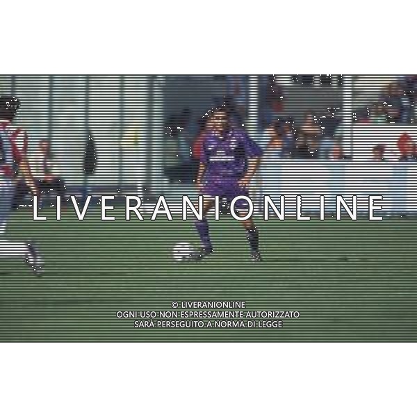 DIAP-RETROSPETTIVA GIULIO FALCONE CALCIATORE NELLA FOTO GIULIO FALCONE CON LA MAGLIA DELLA FIORENTINA CALCIO AG ALDO LIVERANI SAS