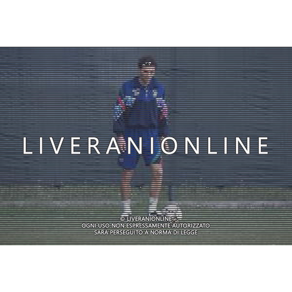 DIAP-RETROSPETTIVA GIULIO FALCONE CALCIATORE NELLA FOTO GIULIO FALCONE IN ALLENAMENTO CON LA NAZIONALE ITALIANA UNDER 21 AG ALDO LIVERANI SAS