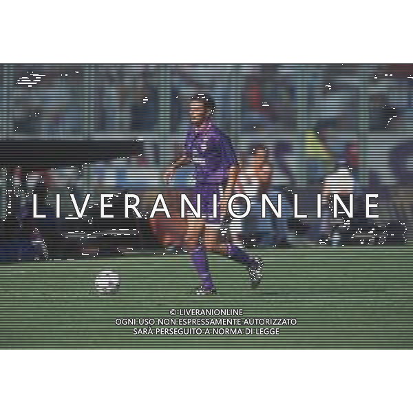 DIAP-RETROSPETTIVA GIULIO FALCONE CALCIATORE NELLA FOTO GIULIO FALCONE CON LA MAGLIA DELLA FIORENTINA CALCIO AG ALDO LIVERANI SAS
