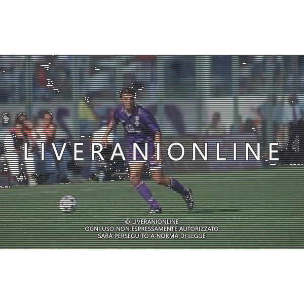 DIAP-RETROSPETTIVA GIULIO FALCONE CALCIATORE NELLA FOTO GIULIO FALCONE CON LA MAGLIA DELLA FIORENTINA CALCIO AG ALDO LIVERANI SAS