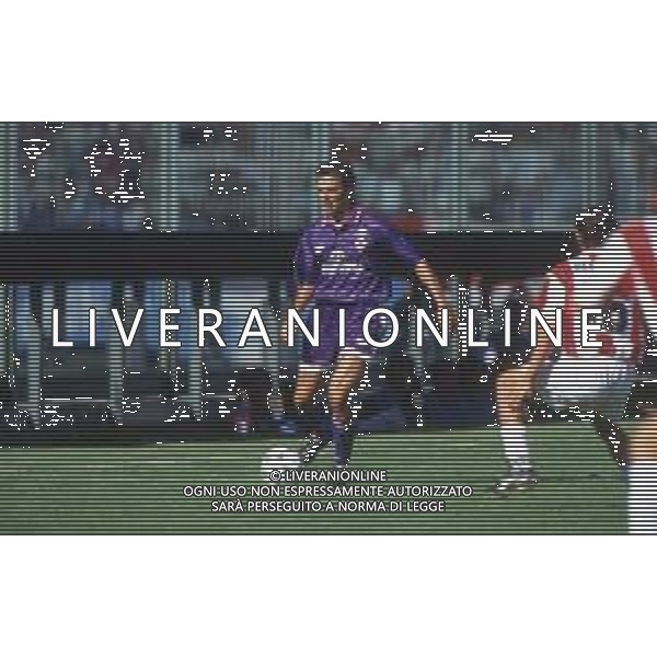 DIAP-RETROSPETTIVA GIULIO FALCONE CALCIATORE NELLA FOTO GIULIO FALCONE CON LA MAGLIA DELLA FIORENTINA CALCIO AG ALDO LIVERANI SAS