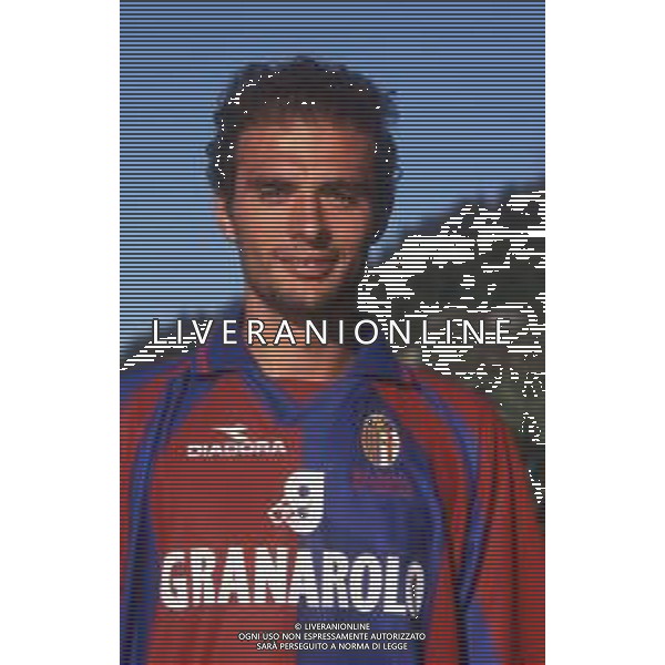 DIAP-RETROSPETTIVA GIULIO FALCONE CALCIATORE NELLA FOTO GIULIO FALCONE CON LA MAGLIA DEL BOLOGNA CALCIO AG ALDO LIVERANI SAS