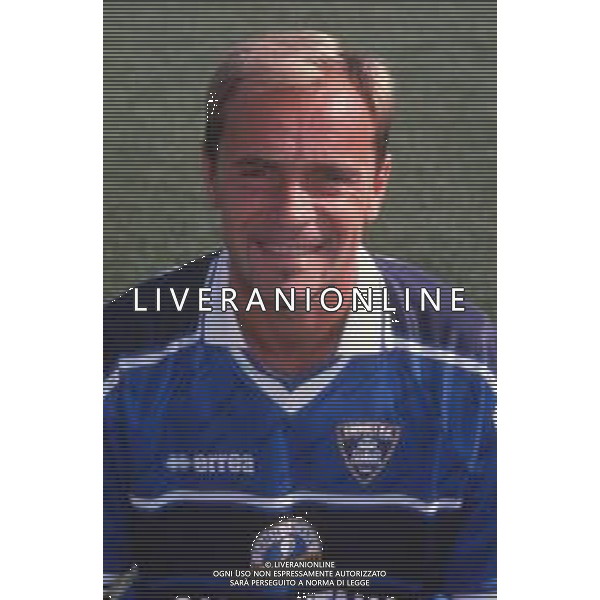 DIAP-RETROSPETTIVA GIOVANNI MARTUSCELLO CALCIATORE NELLA FOTO GIOVANNI MARTUSCIELLO CON LA MAGLIA DELL\'EMPOLI CALCIO AG ALDO LIVERANI SAS