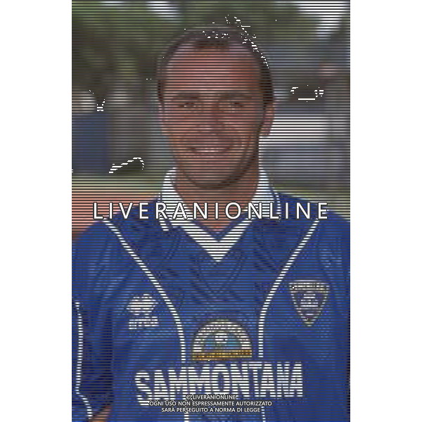 DIAP-RETROSPETTIVA GIOVANNI MARTUSCELLO CALCIATORE NELLA FOTO GIOVANNI MARTUSCIELLO CON LA MAGLIA DELL\'EMPOLI CALCIO AG ALDO LIVERANI SAS