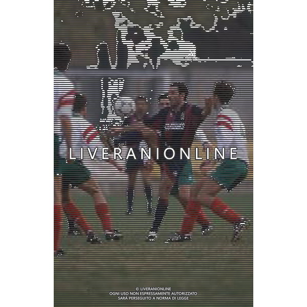 DIAP-RETROSPETTIVA GIORGIO BRESCIANI CALCIATORE NELLA FOTO GIORGIO BRESCIANI CON LA MAGLIA DEL BOLOGNA CALCIO AG ALDO LIVERANI SAS