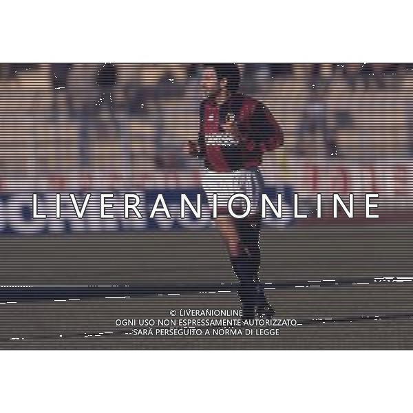 DIAP-RETROSPETTIVA GIORGIO BRESCIANI CALCIATORE NELLA FOTO GIORGIO BRESCIANI CON LA MAGLIA DEL BOLOGNA CALCIO AG ALDO LIVERANI SAS