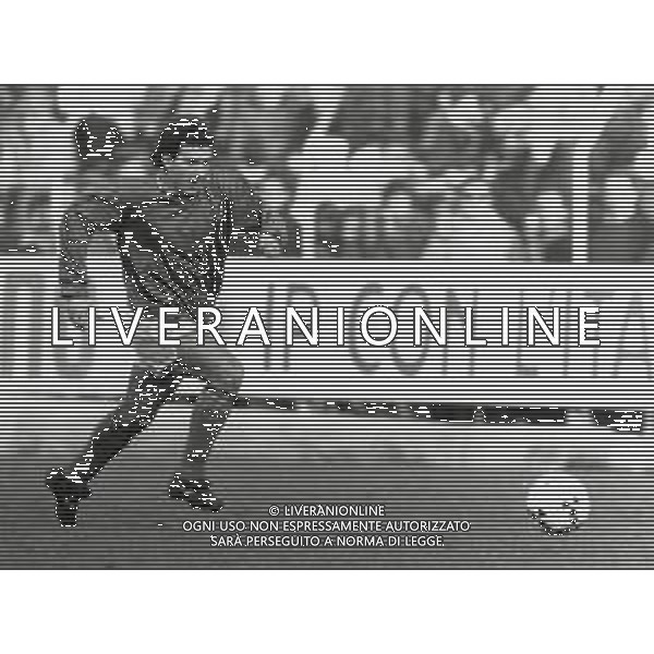 ST-RETROSPETTIVA GIORGIO BRESCIANI CALCIATORE NELLA FOTO GIORGIO BRESCIANI CON LA MAGLIA DELLA NAZIONALE ITALIANA AG ALDO LIVERANI SAS