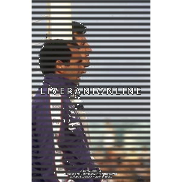 DIAP-RETROSPETTIVA GIOVANNI GALLI CALCIATORE NELLA FOTO GIOVANNI GALLI CON LA MAGLIA DELL FIORENTINA CALCIO AG ALDO LIVERANI SAS