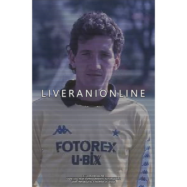 DIAP-RETROSPETTIVA GIOVANNI GALLI CALCIATORE NELLA FOTO GIOVANNI GALLI CON LA MAGLIA DEL MILAN AG ALDO LIVERANI SAS