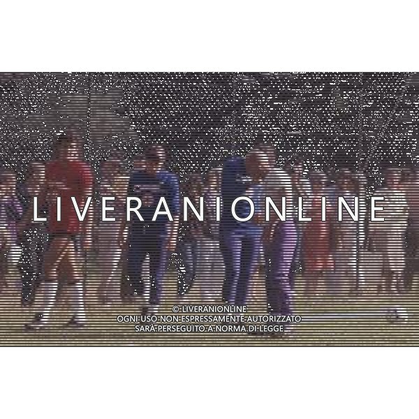 DIAP-RETROSPETTIVA GIOVANNI GALLI CALCIATORE NELLA FOTO GIOVANNI GALLI CON LA MAGLIA DELL FIORENTINA CALCIO AG ALDO LIVERANI SAS